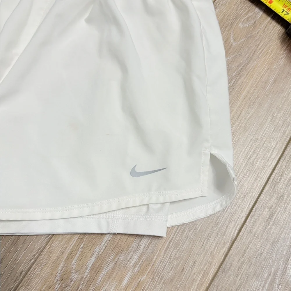 Nike Women's  White Athletic Shorts